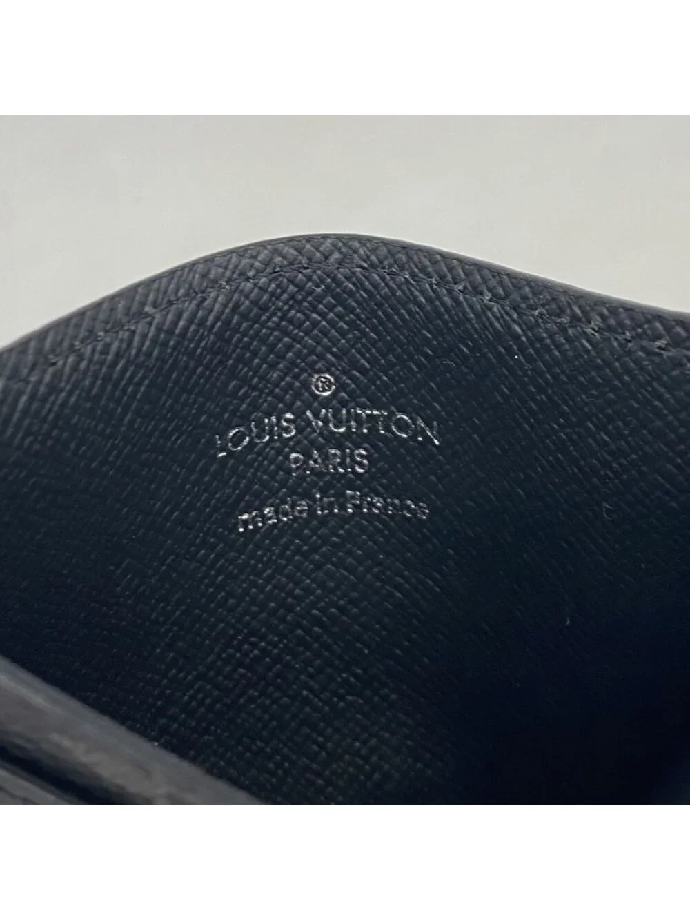 Louis Vuitton Card Case Monogram Eclipse Double Black